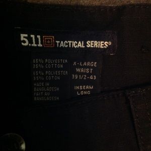 5.11 pants 38 x 34
